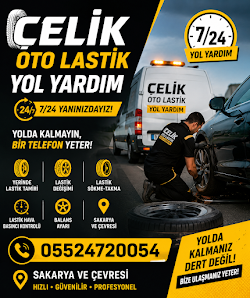 Çelik Oto Lastik 7/24 Yol Yardım lastik