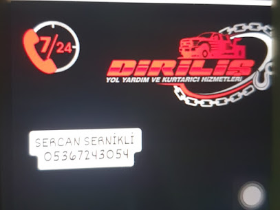 Diriliş Sercan oto çekici