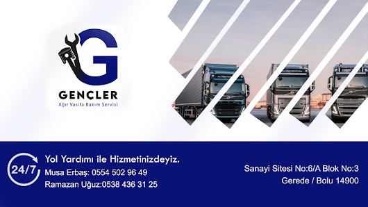 Gençler Ağır Vasıta özel bakım MERCEDES SERVİSİ , man scania daf ford yol yardım servisi