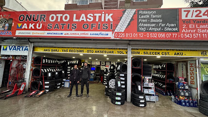 Onur Oto Lastik ve Akü – 7/24 Yol Yardım Yalova